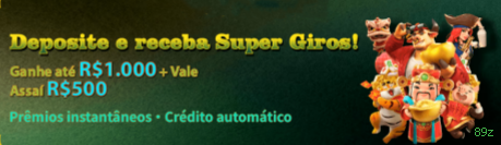 Ganhe prêmios incríveis na 89z